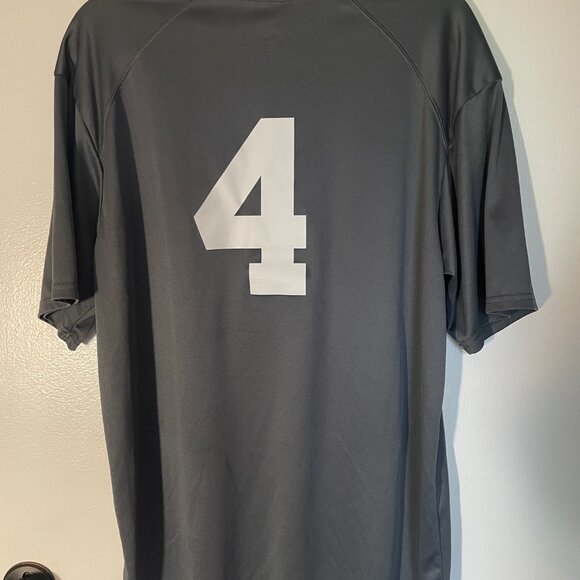 L Badger Gray The Naz Men's Sports Top - Picture 5 of 5